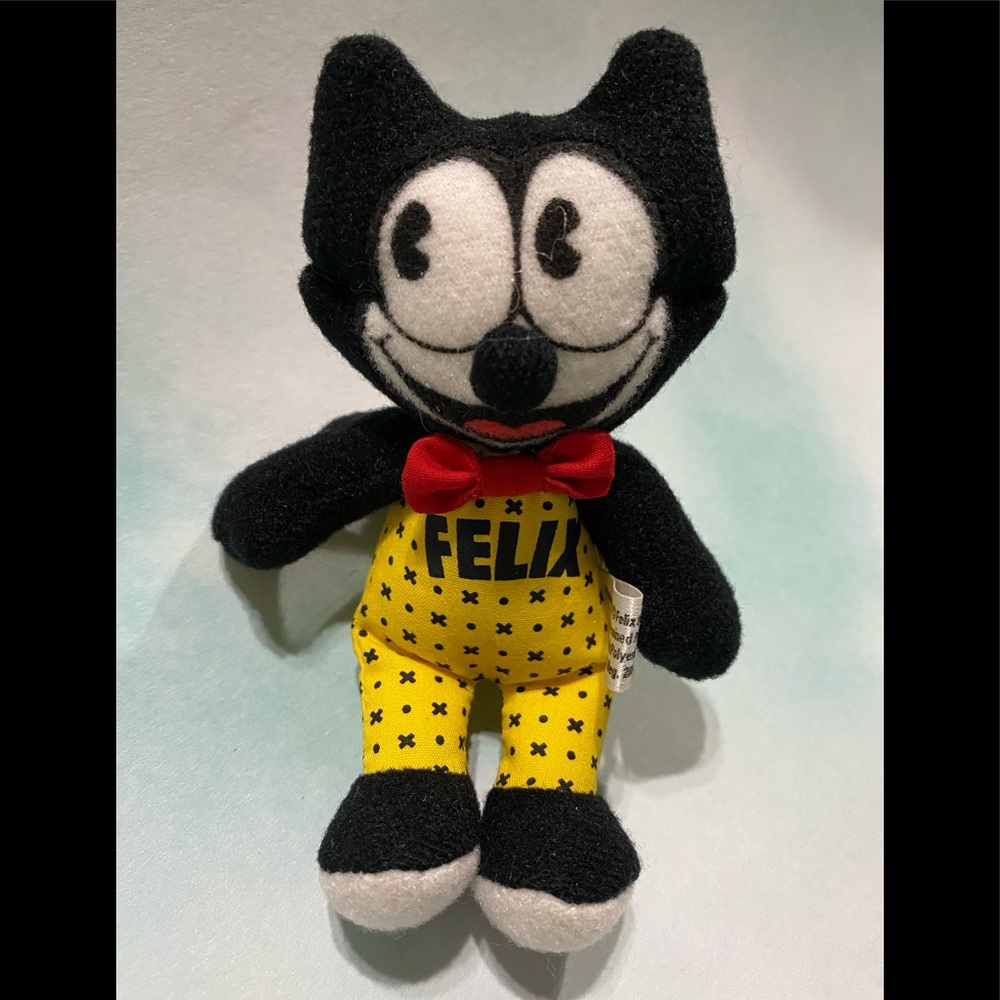 FELIX THE CAT VINTAGE 1990’s COLLECTABLE MINI CARTOON CHARACTER PLUSH 5”